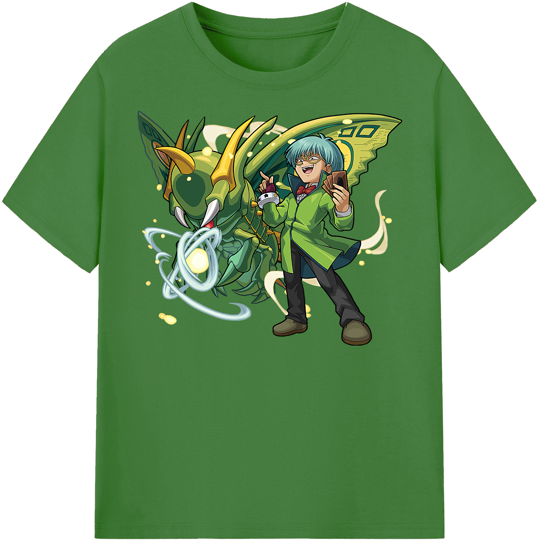 （画像用） 遊☆戯☆王 Yu-Gi-Oh! レディースカジュアルプリントTシャツ（綿100％）